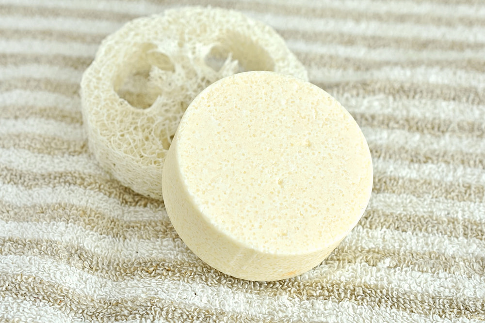 faire son shampoing solide soi même shampoing-solide-loofah